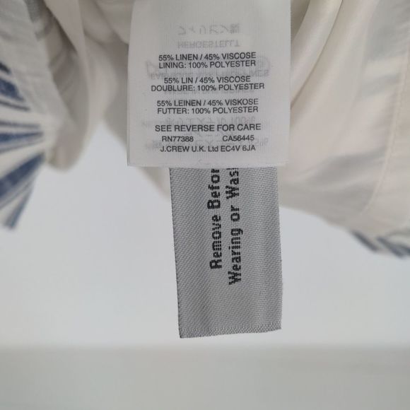 J. Crew Blue and White Striped Mini Dress - Picture 5 of 15